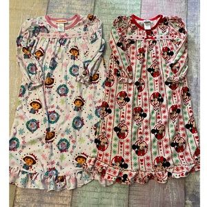 Christmas/winter nightgowns size 3t